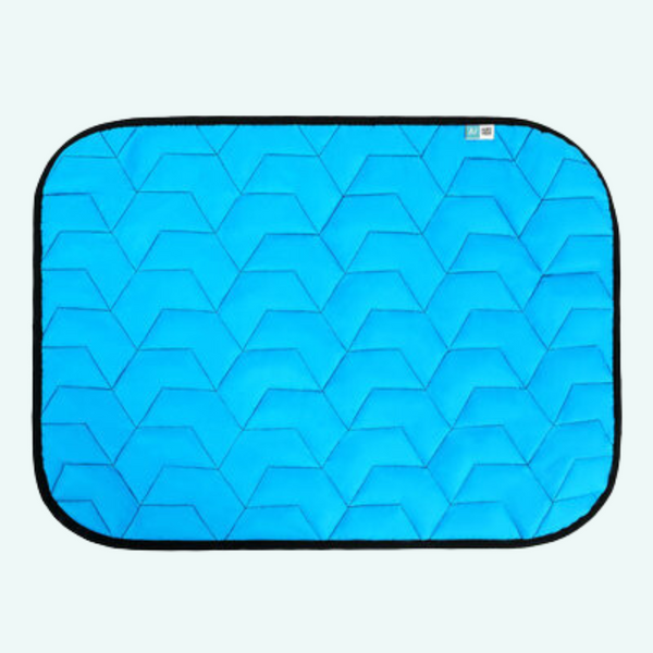 Airy Dog Travel Mat - Reversible Blue/Black