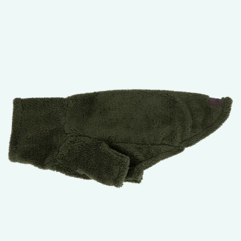 Kentucky Dog Coat Teddy Fleece - Pine Green